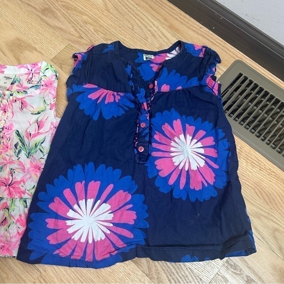 4T Girls Top Bundle Lot OshKosh Floral Carter’s Shirt Blouse Cat & Jack Pink - Picture 4 of 7